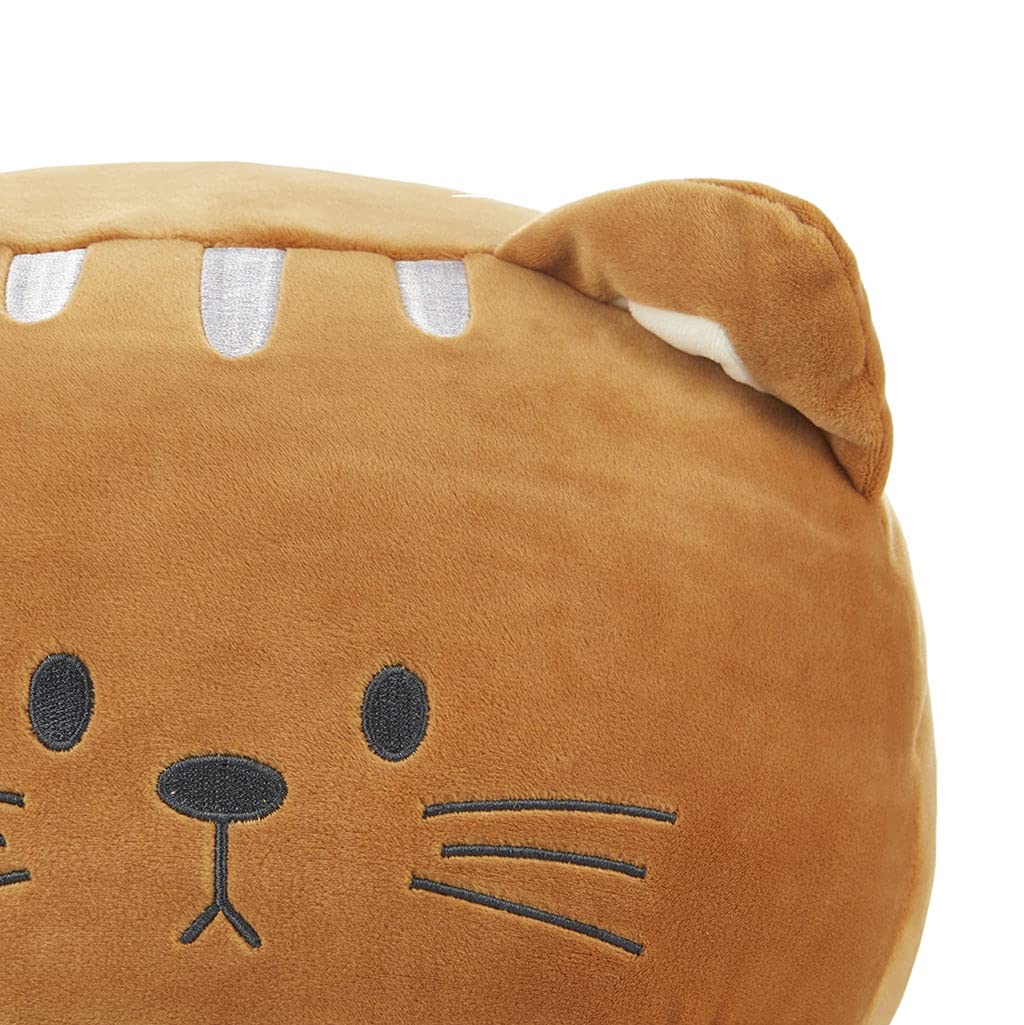 Balvi Kussen Kitty Witte kleur Kattenvorm Zacht en zeer zacht Polyester