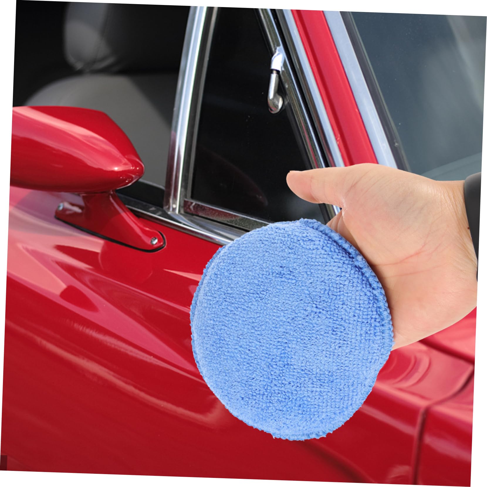 50stücke Auto Wachsapplikator Pads Mikrofaserschaum Schwämme Zum Polieren Reinigen Und Wachsen Von Hochwertige Wasch Und Polierpads Für Glänzende Oberflächen