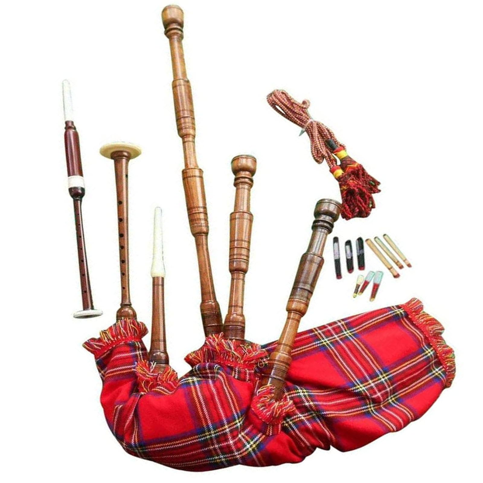 TC Scottish Great Highland Dudelsack Palisander Full Set/Dudelsack/Gaita/Dudelsack