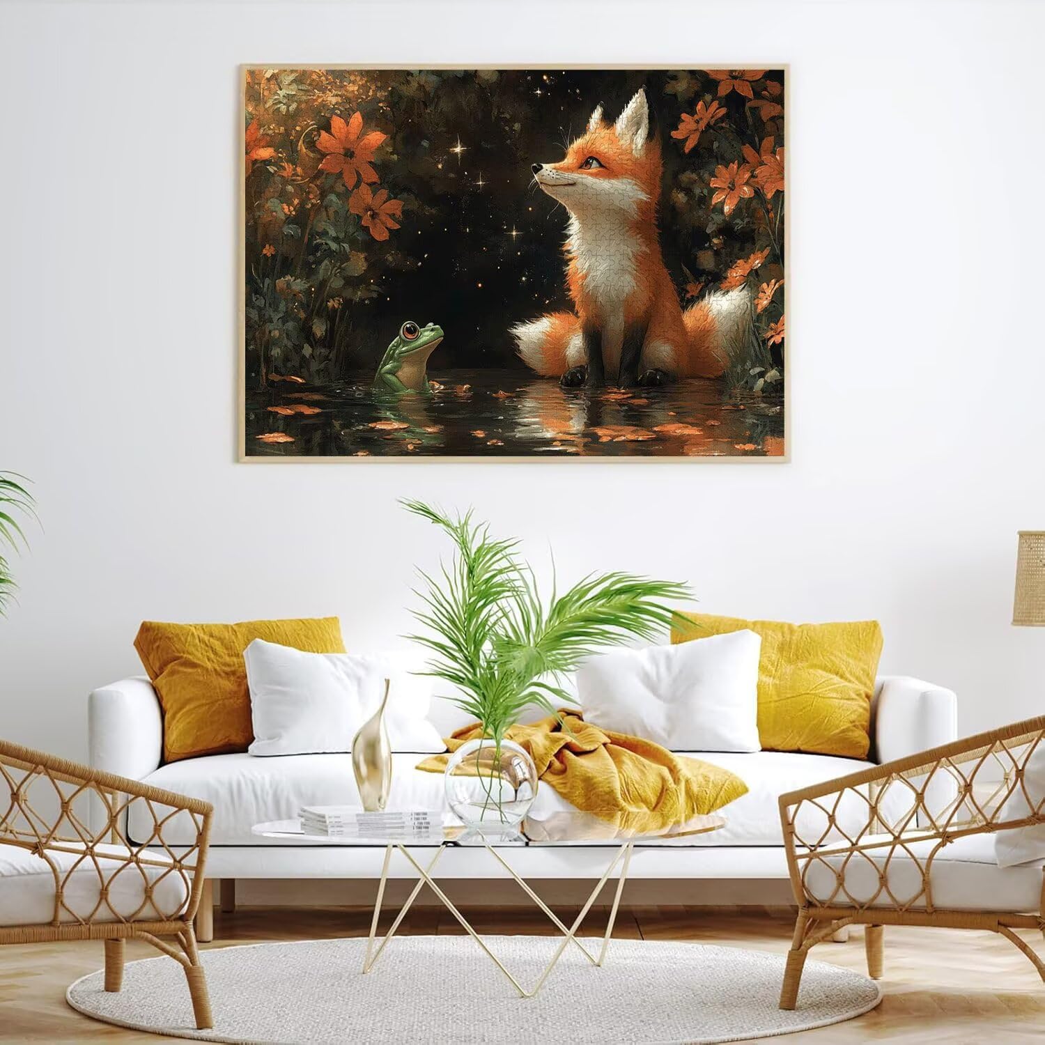 Puzzle 3000 Pezzi stagno Puzzle Legno volpe, n-16