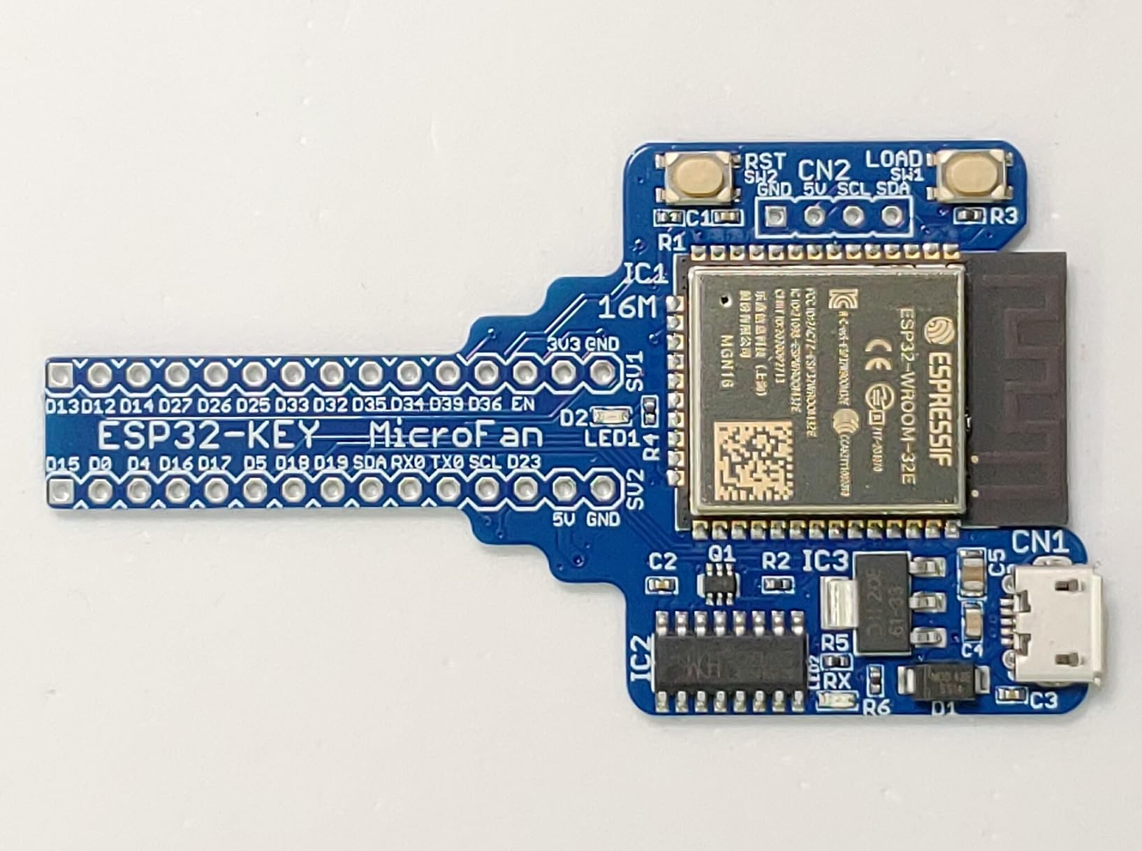 Amazon.co.jp: ESP32-KEY-R2A (ESP32-WROOM-32E, 16M 開発ボード) USB