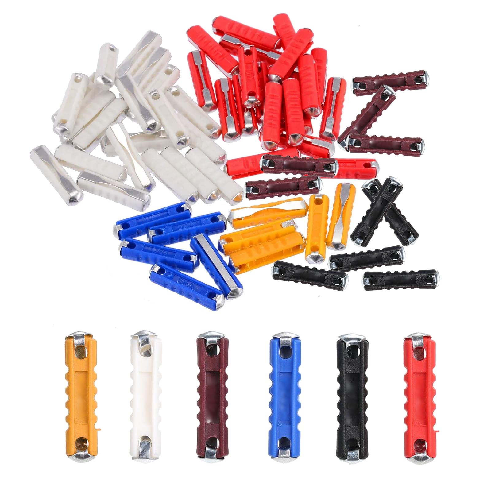 Fusibili Auto Classiche Kit 200 Fusibili Torpedo Auto - 5A 8A 16A 25A 40A, 6x25 Mm, Per Auto Classiche E Vecchi Modelli Ricambi Auto Fusibili - Foto 6