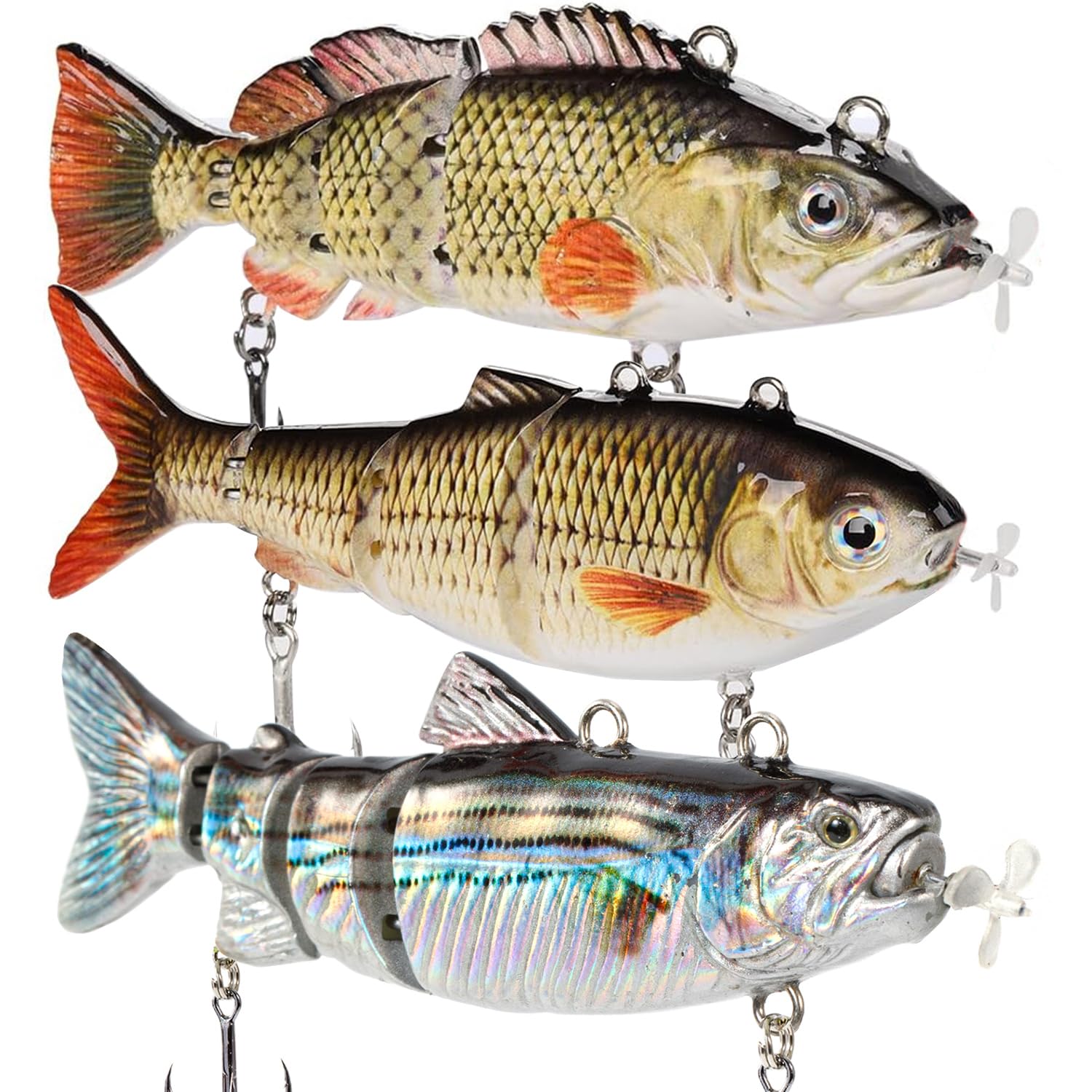 ルアー・フライ MUSCLE WIRE HALF FISH HOLO Amazon.com: HADORAM Robotic Swimming Lure 5.1” Fishing Lure