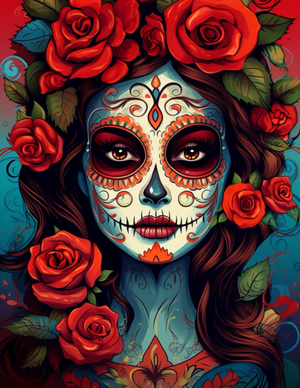 Dia De Los Muertos Coloring Book
