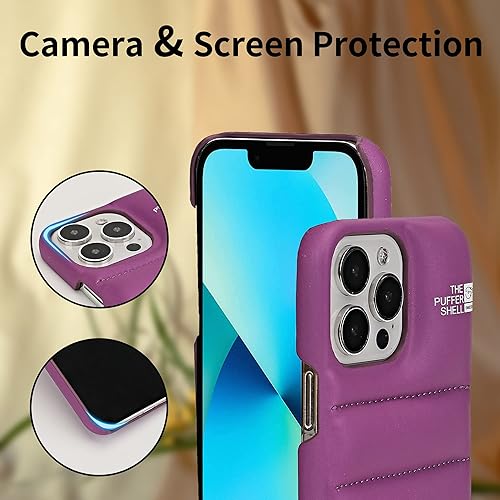 Miniatura 3 de Funda acolchada para teléfono, compatible con iPhone 11, diseño bonito antiarañazos, material suave al tacto, funda protectora 3D a prueba de