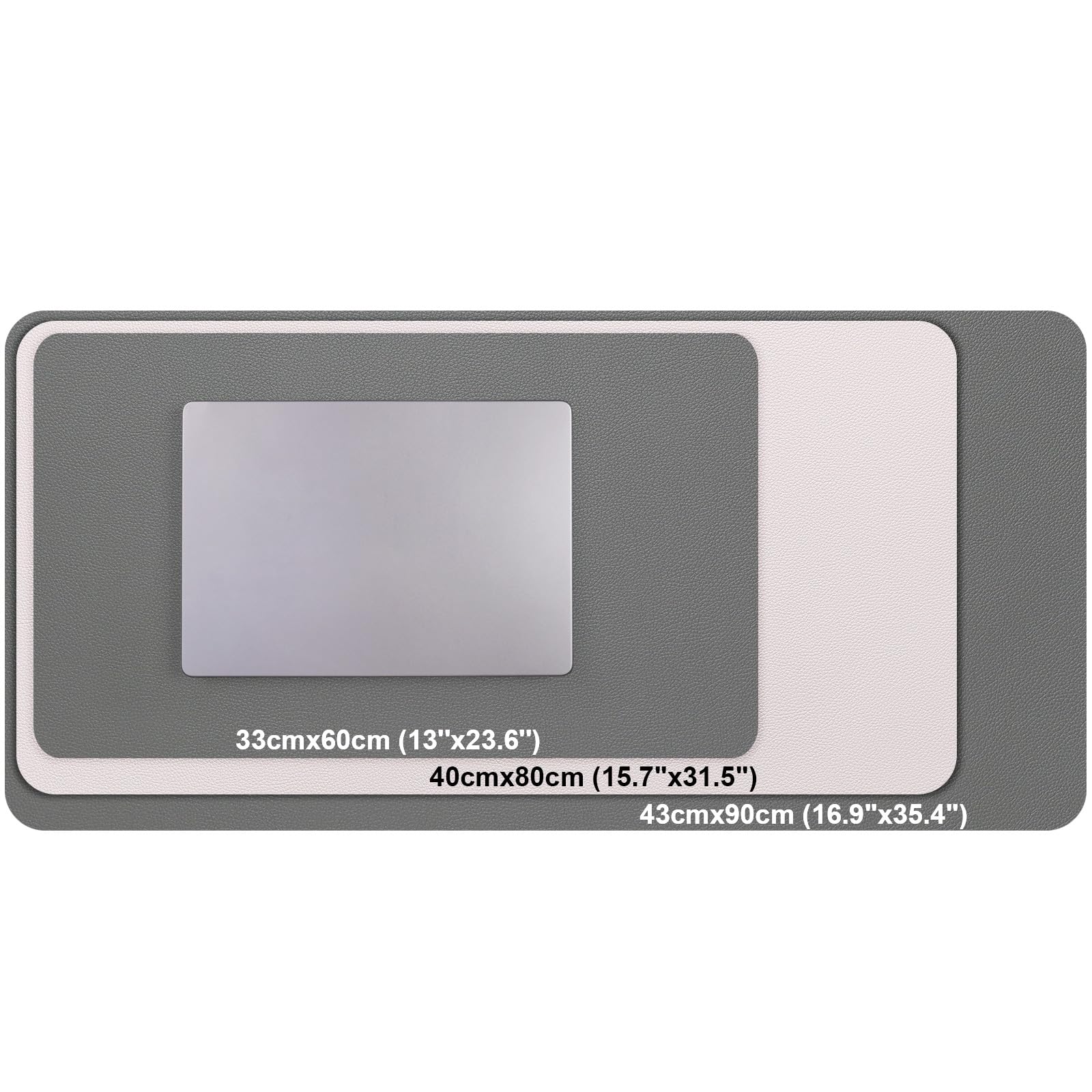 Alfombrilla de Escritorio,PVC Escritoriode de Oficina Alfombrilla del Escritorio del Ordenador 1,8mm Estera de Escritura de Doble Cara Tapete de Escritorio para Oficina/Hogar