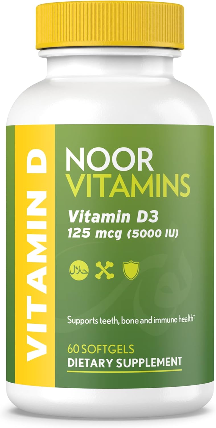 Noor Vitamins Halal Vitamin D, Halal Vitamin D3