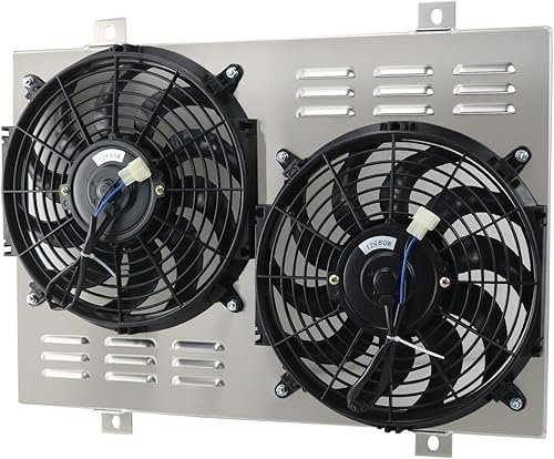 Miniatura 2 de KUUHLERSAT Ventilador eléctrico de aluminio para Ford Mustang GT LX Mercury Cougar XR7 50L V8 1975-1993