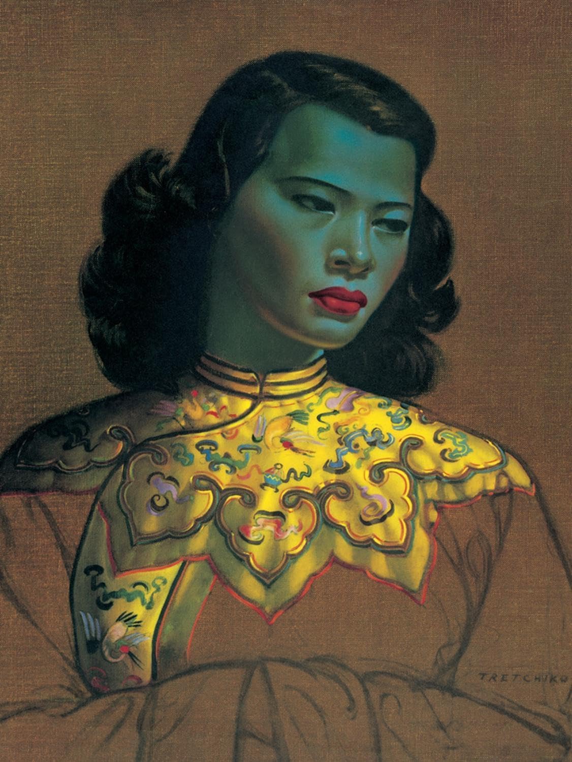 Waeta Rnvzx Girls Vladimir Tretchikoff Chinese Art Print Poster Canvas Wall Art 50X70cm