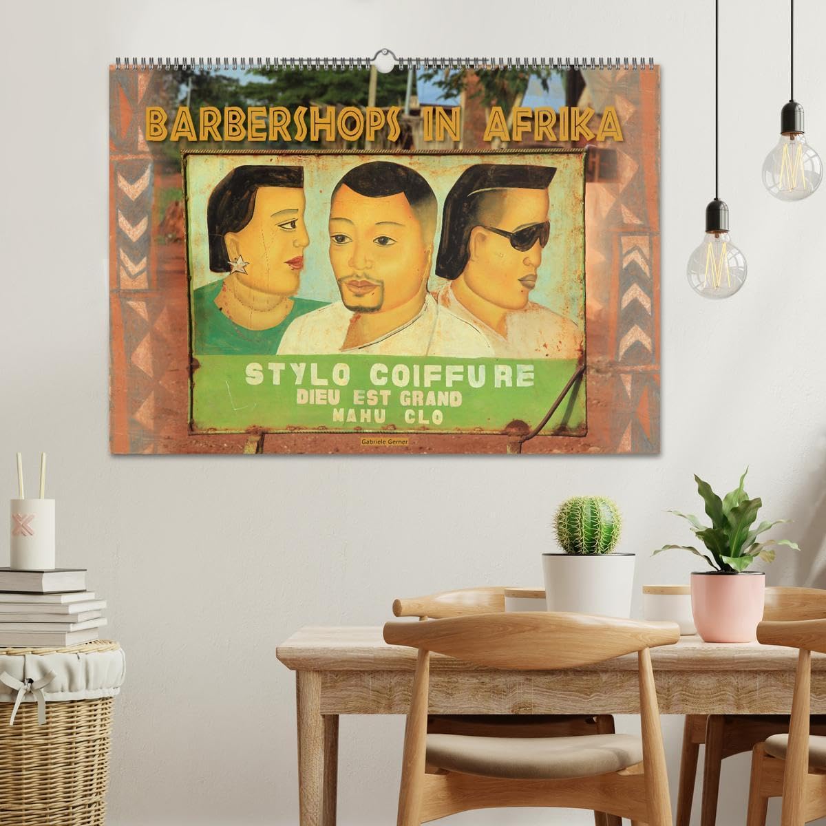 Barbershops in Afrika (Wandkalender 2026 DIN A2 quer), CALVENDO Monatskalender: Entdecken Sie die faszinierende Welt afrikanischer Friseursalons durch ... Geschichten erzählen und Kunden anziehen.