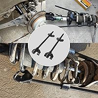 Vista 5 de Fekuar Herramienta de compresor de resorte helicoidal de 15 pulgadas y 14.961 in, herramienta de instalación de removedor de compresión