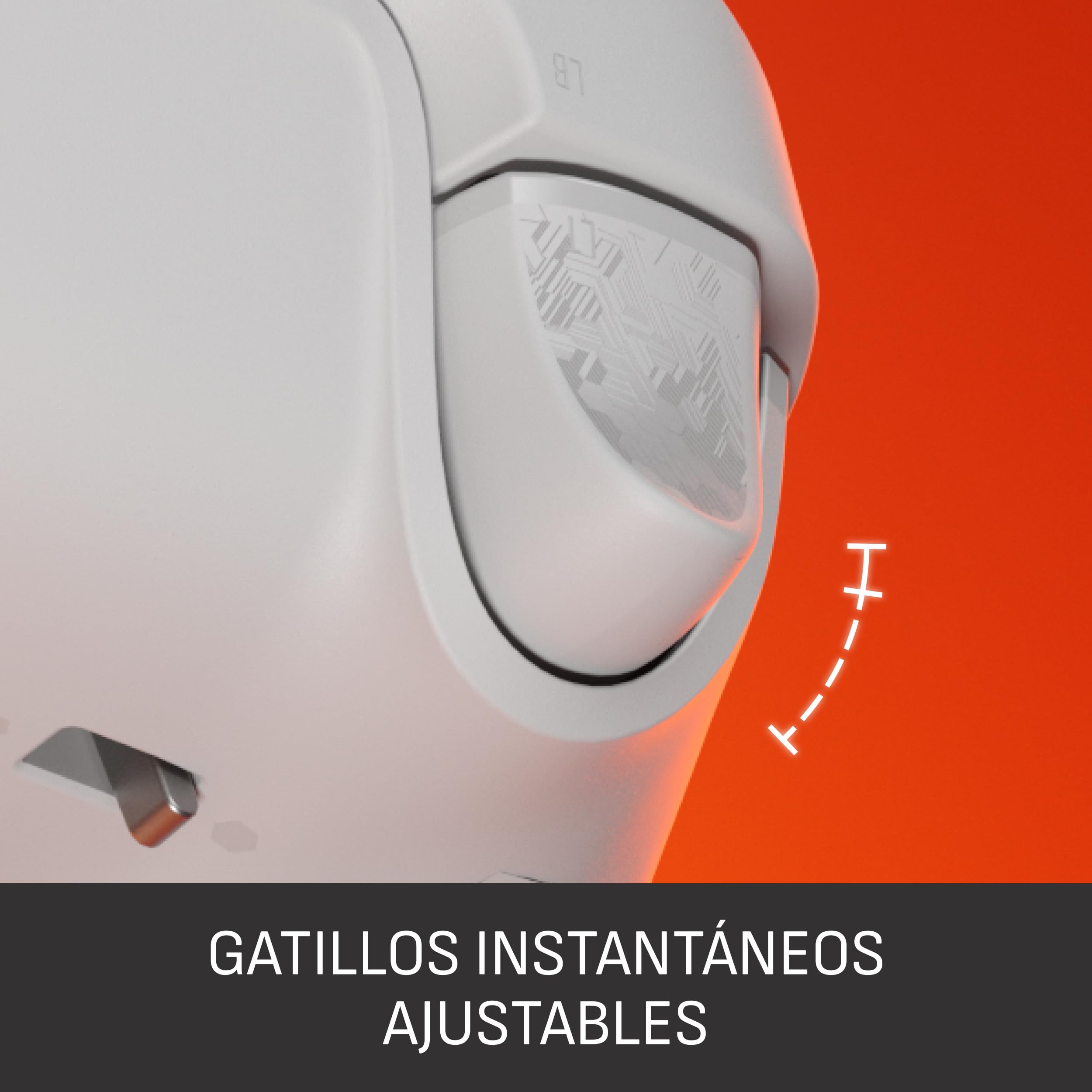 Scuf VALOR PRO WIRELESS Mando Xbox Performance – Paletas Personalizables, Gatillos Instantáneos, Sticks Resistencia de con TMR, Controles de Audio, Xbox Series X|S, Xbox One, Windows PC – Gris Claro - 4