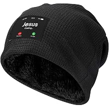 Jesus is Calling Christian Beanie for Men and Women, Fleece Lined Winter Skull Cap