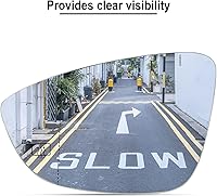 Vista 4 de 561857521A - Espejo calefactable para el lado del conductor con placa de respaldo para Volkswagen CC Eos Passat 2009-2016, vidrio convexo del lado