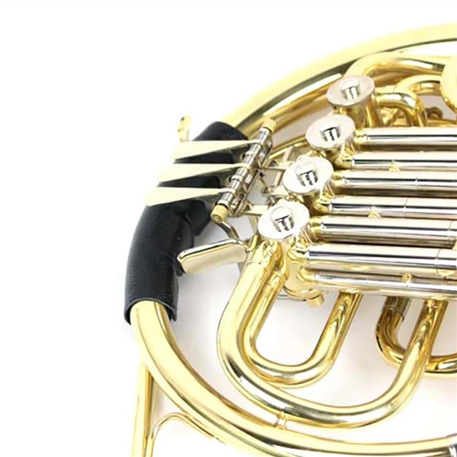 Paramano In Pelle Nera Per Corno Francese Strumenti Musicali In Ottone Accessori Per Corno Francese Accessorio per Sostituzione Corno Francese