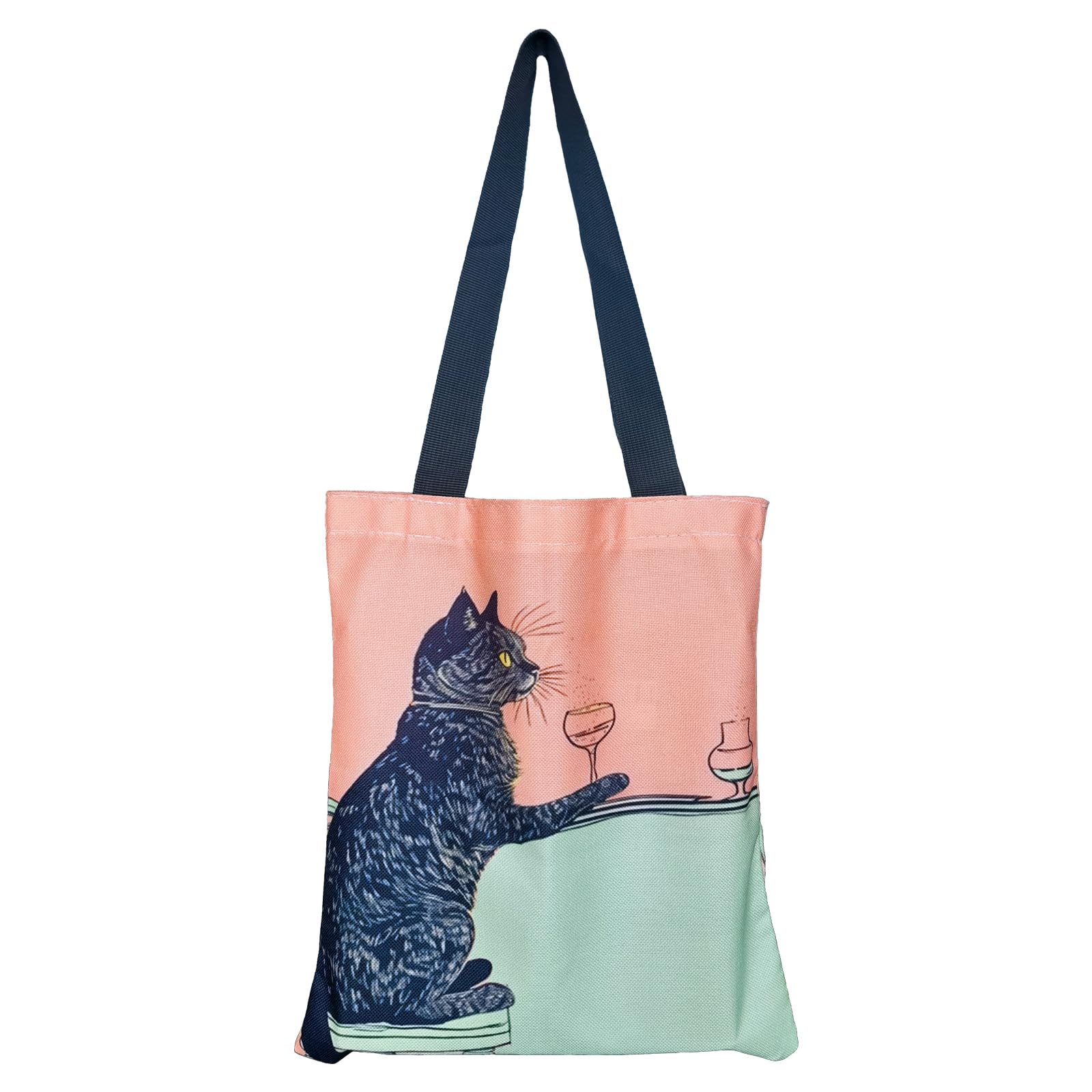 ARJDXDP Canvas Tote Bag, Girls Aesthetic Canvas Tote Bag, Reusable Shopping Bags 33 x 40 cm
