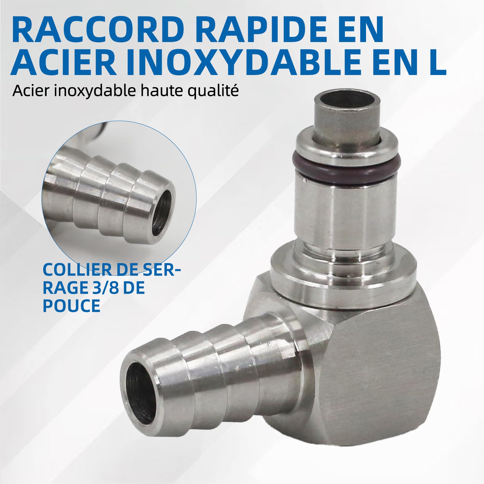 Kit de réparation de pompe à carburant avec raccord rapide en laiton compatible avec BMW R1200GS/R1200R/R1200RT/K1200R/K1200S/K1200GT, connecteur de rechange pour conduite de carburant