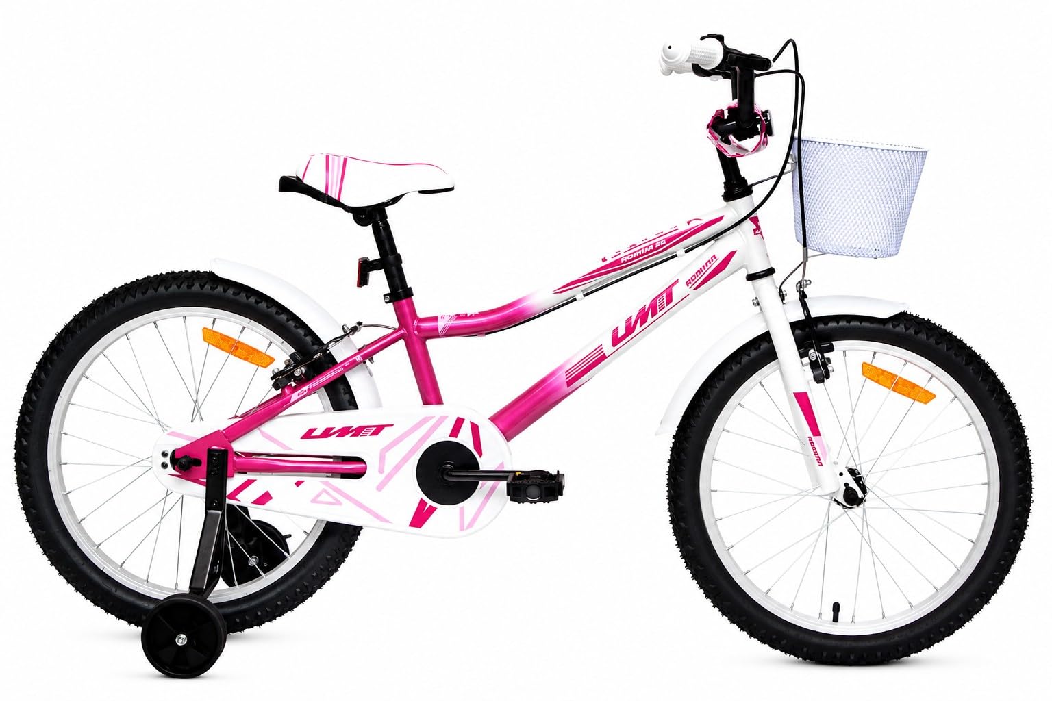 Bicicleta 20 Pulgadas niña | Bicicleta niña 6-9 años + Frenos V-Break + Estabilizadores + Cuadro Acero | Segura y Resistente