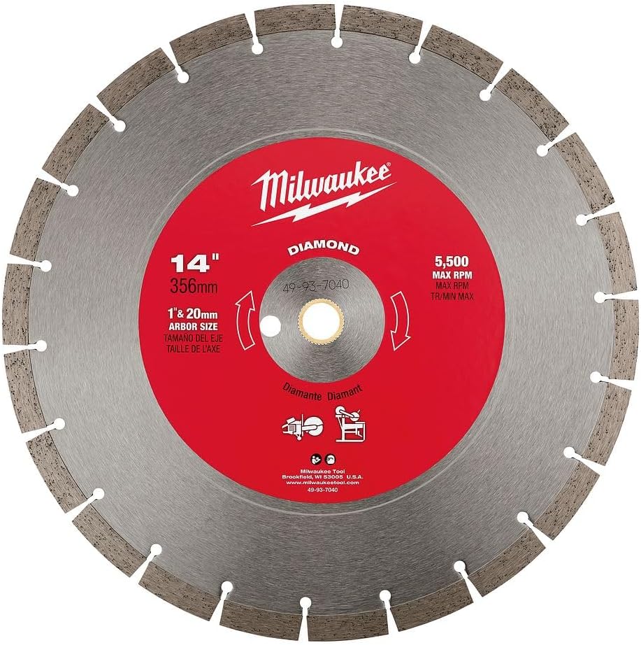 Milwaukee 49-93-7040 14" Diamond Segmented