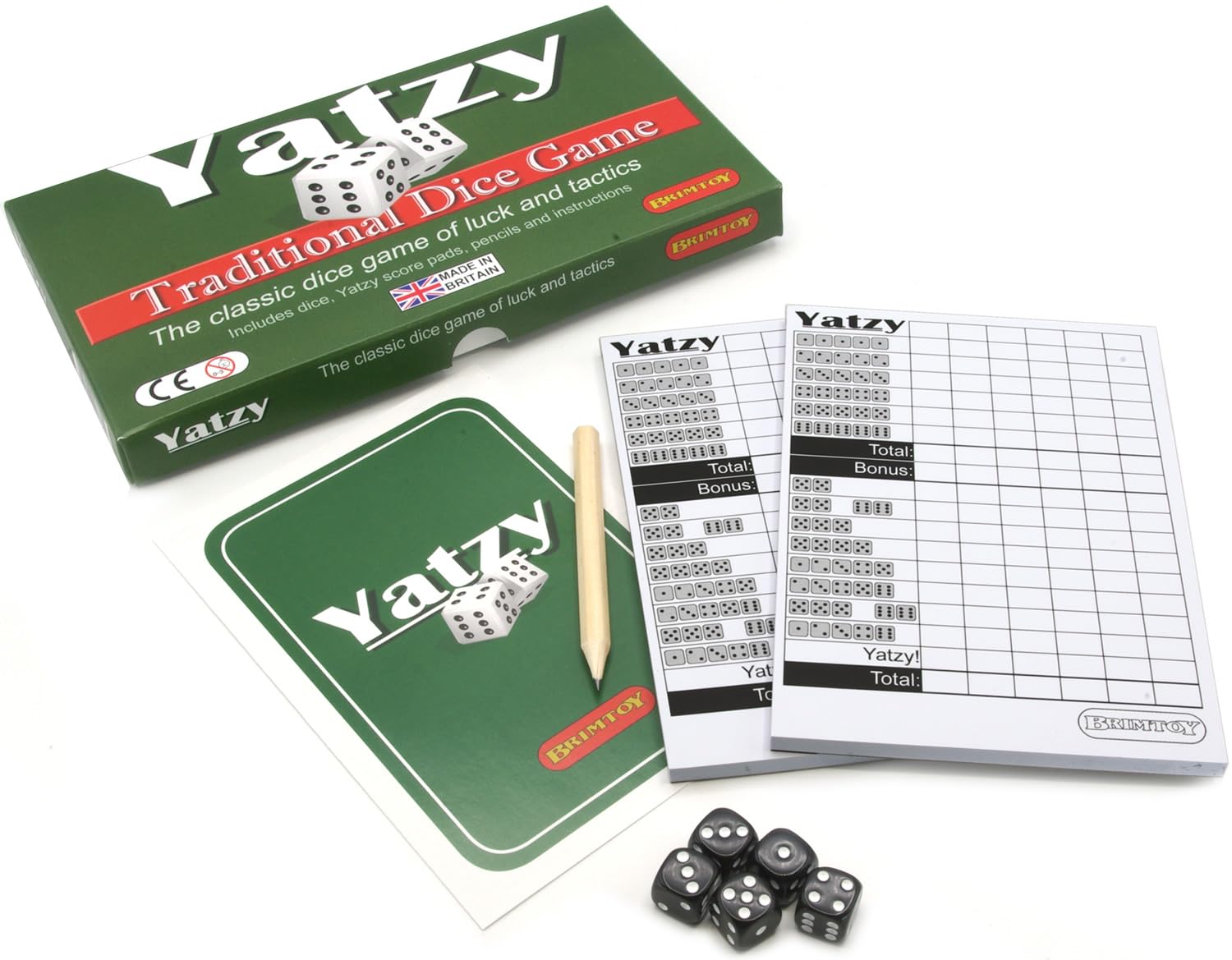 Brimtoy Yatzy Traditional Dice Game