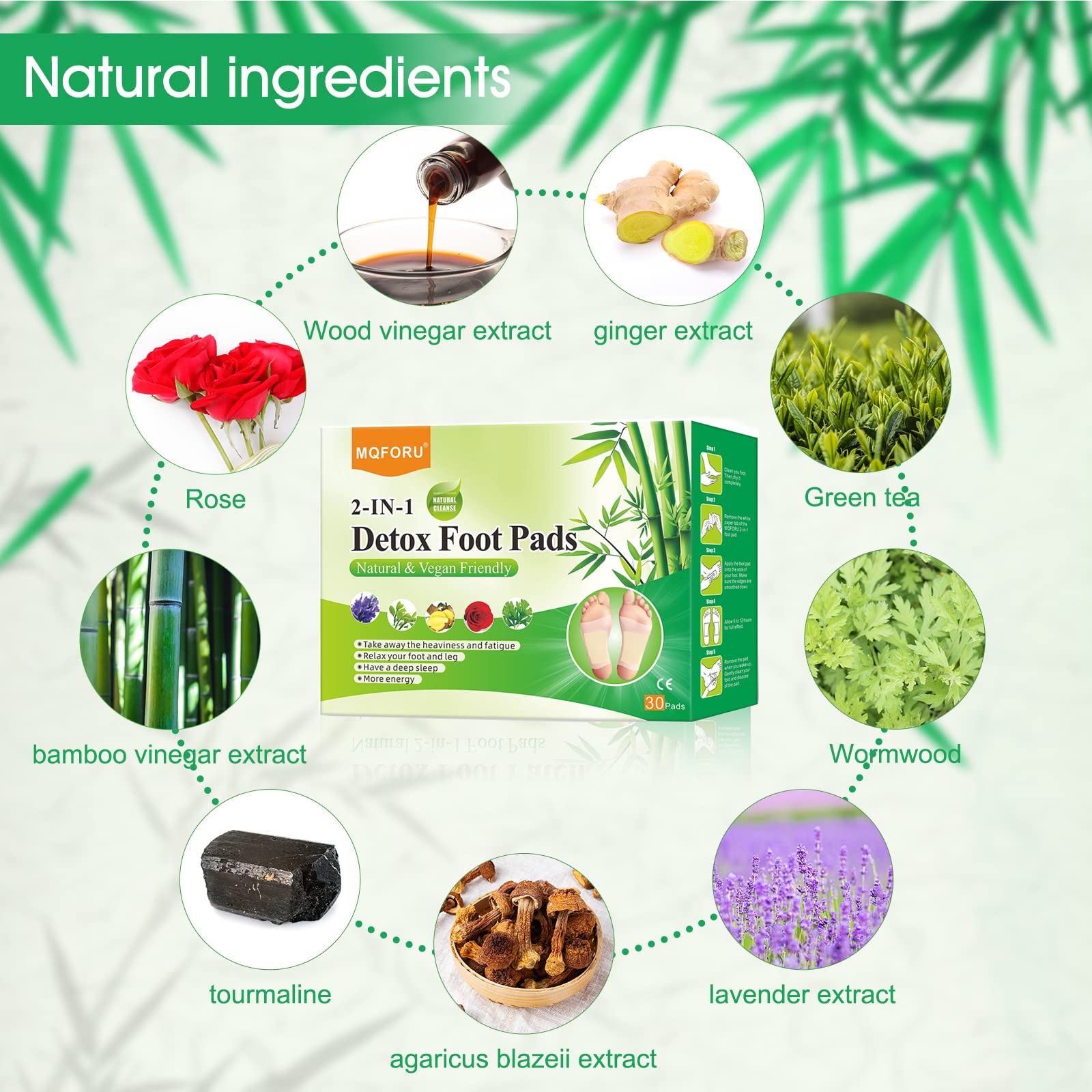 Detox Fupflaster Entgiftungspflaster Fe, Fusspflaster, Deep Cleansing  Foot Pads, Bambus Pflaster Wellness, Detox Pflaster Fu, Fusspflaster zur Entgiften  Pflaster, 30 Pads : Amazon.de: Drogerie & Krperpflege