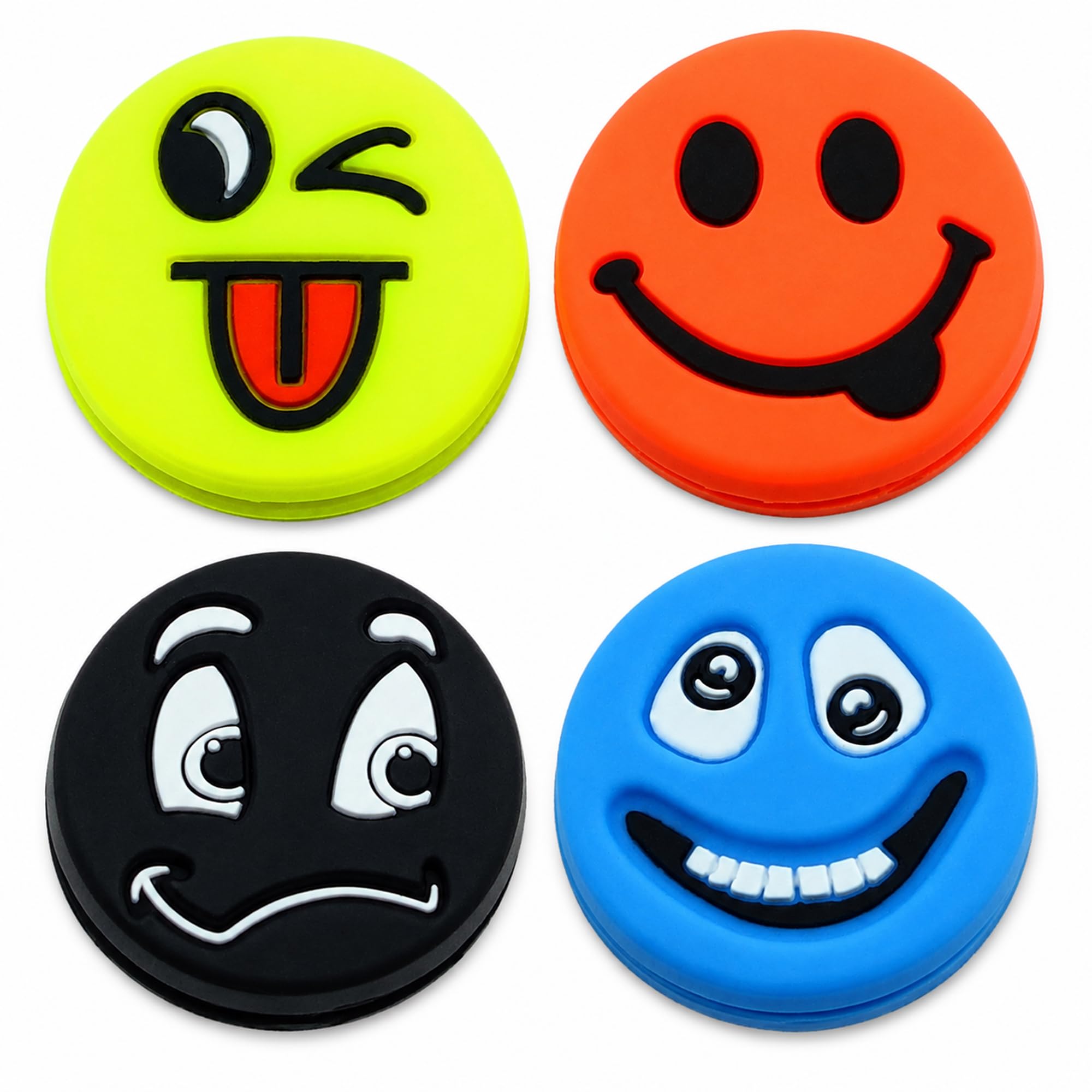 Amortiguador de vibración para raqueta de tenis, 3 diseños (4-6 paquetes), amortiguador de cuerda de raqueta, gran regalo de tenis