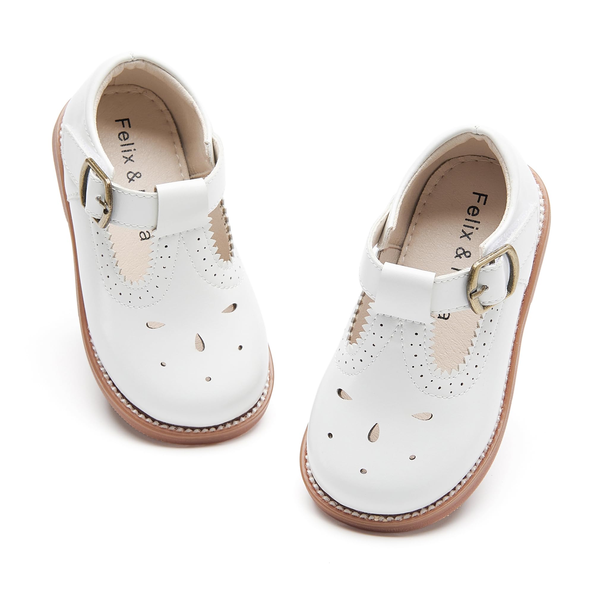 Felix & Flora Toddler Little Girl Mary Jane Dress Shoes - Ballet Flats for Girl Party School Shoes — view 61