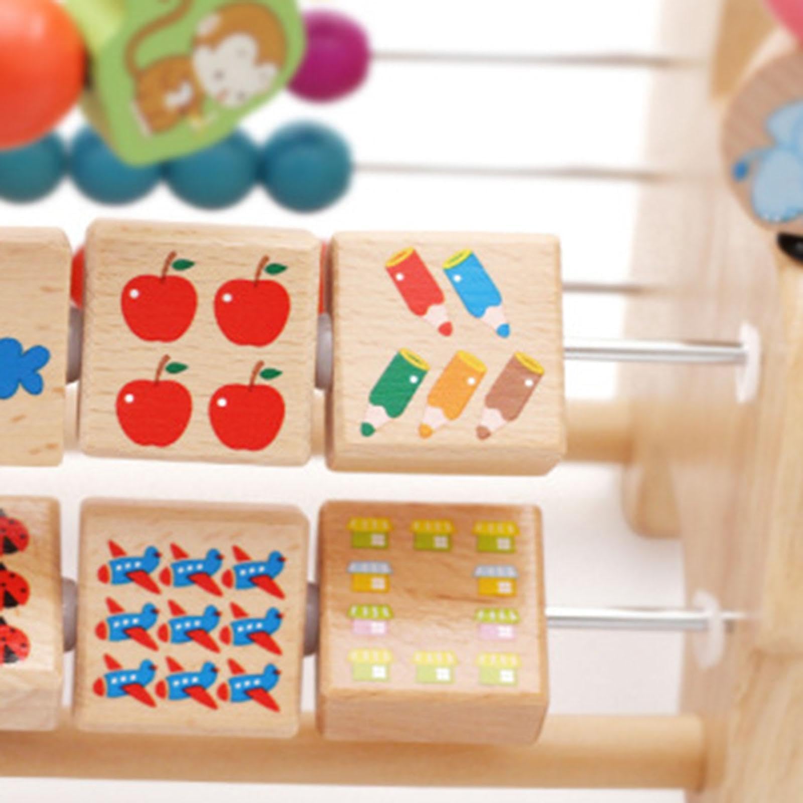 Labirinto di perline giocattolo per bambini piccoli giocattoli educativi giocattoli di perline in legno per neonati