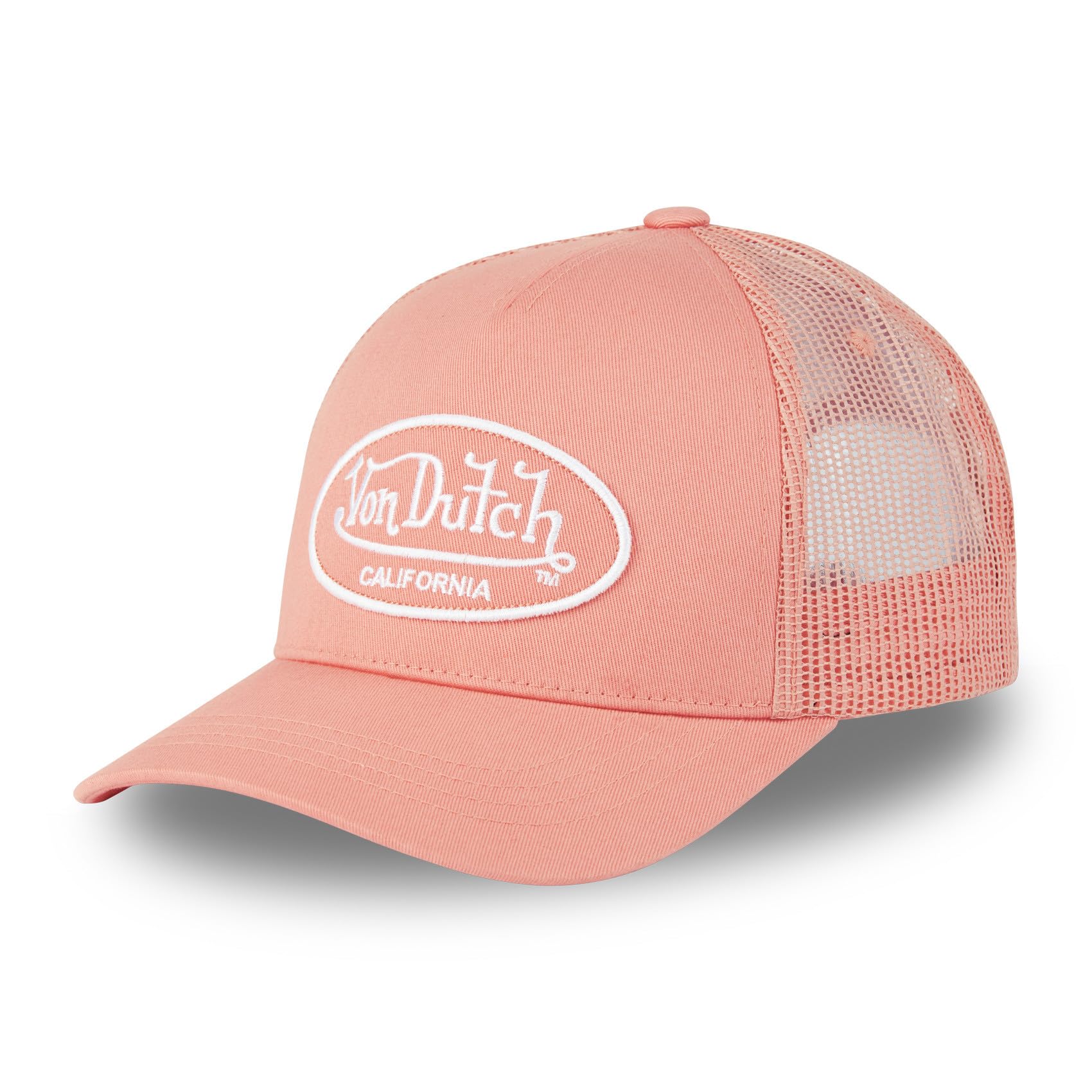 Von Dutch Men's & Women's Adjustable Lof Trucker Cap, Adjustable with Strapback, Pink, Size TU