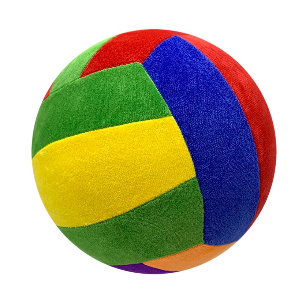 i-Scream Balloon Ball - 7.9"(20 cm) Kickball Washable Safe Soft Suede Material Cover with Balloon Inflation Pipe for Indoor Outdoor PE Classroom Activities Party Games Gym Camps Exercises
