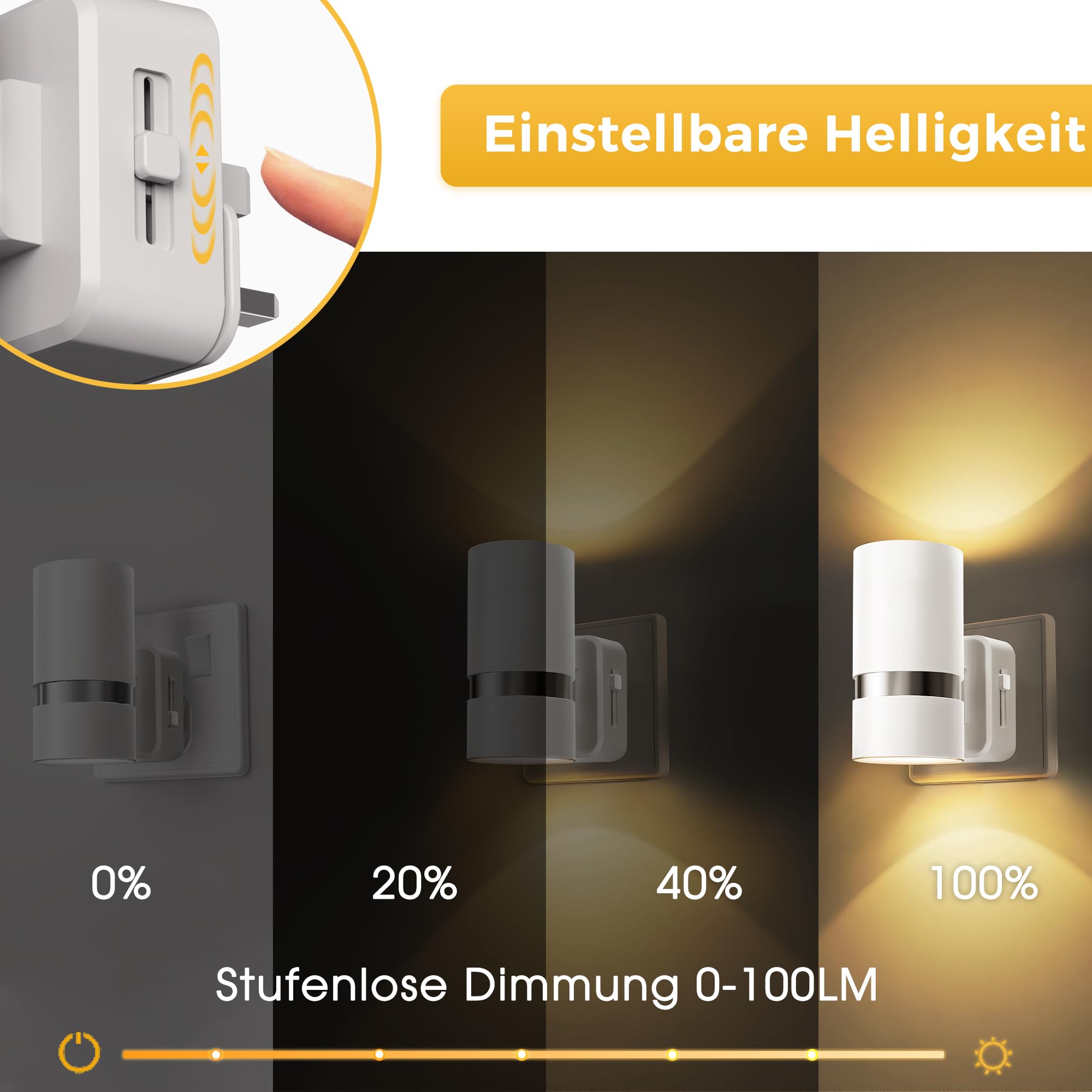 LOHAS-LED Luce Notturna Con Sensore Crepuscolare, Luce Notturna