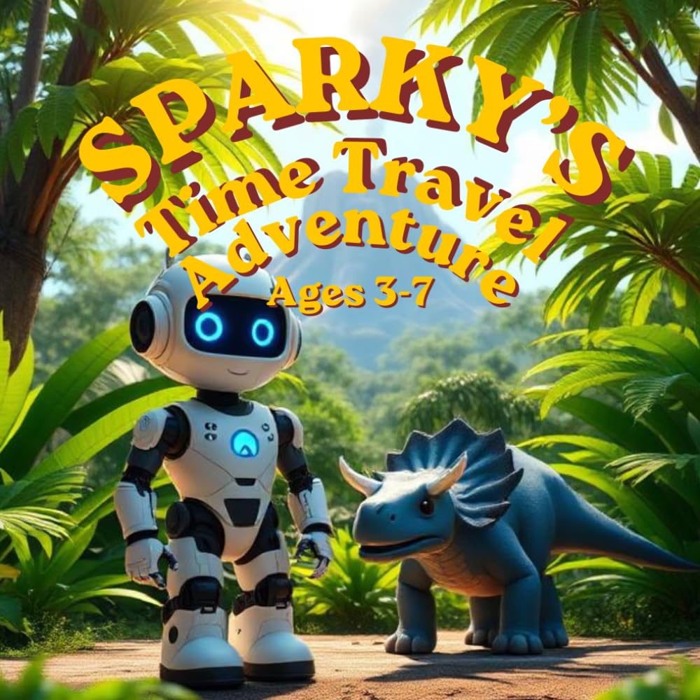 Sparky’s Time Travel Adventure: A Robot's Journey to the Land of Dinosaurs -A Heartwarming Story for Kids Ages 3-7 (The Sparky Chronicles)