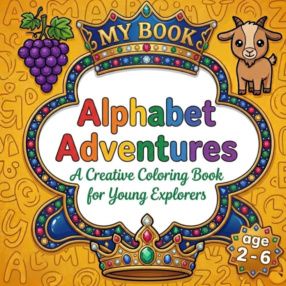 Alphabet Adventures: A Creative Coloring Book