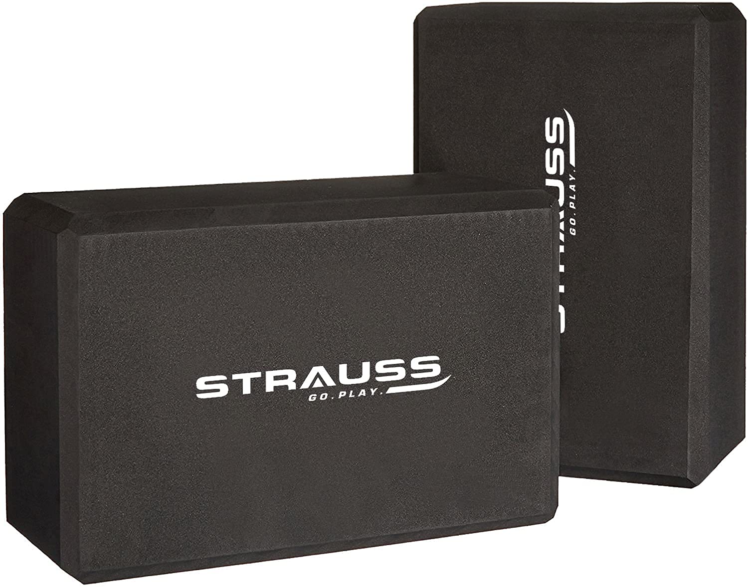 Strauss High-Density EVA Foam Yoga Blocks, Set of 2 | Non-Slip Support for Poses, Flexibility, Balance & Strength Training | Ideal for Deepening Yoga Practice, Black (B0842LQ3HQ) Amazon Price History, Amazon Price Tracker