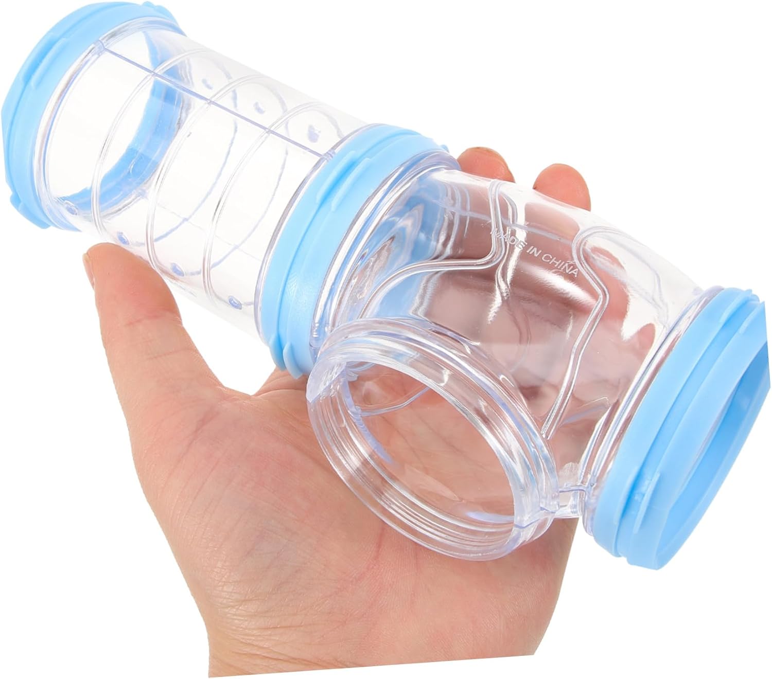 Happyyami 2sets Hamster Tunnel Connectors Adventure External Pipe for Animals Sturdy Tubes for Dwarf Hamsters Gerbils Mice
