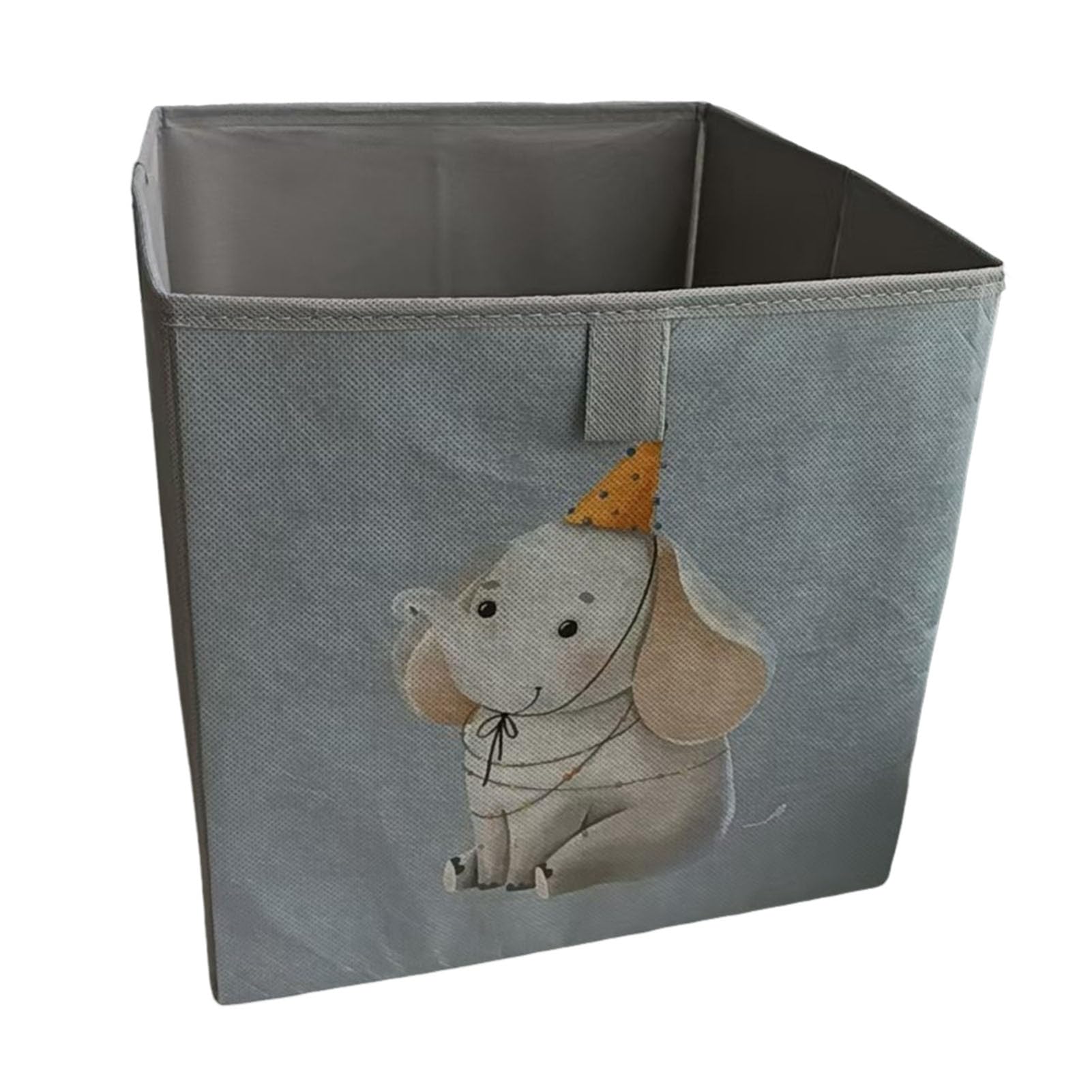 Tuxoiou C Ollapsible Storage Bin Soft Non-Woven Ontainer, Waterproof Fabri Basket, Space-Saving Solution For Kids Room Lothes Toys Organizer