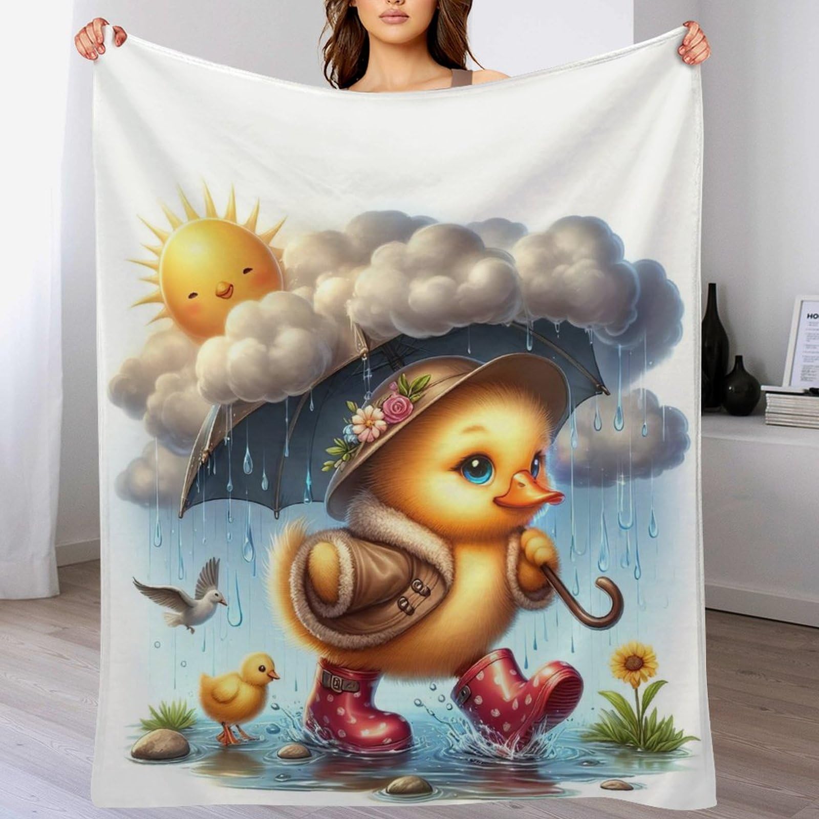 Couverture pour lit canapé travel chaude flanelle imprimée 180x200
