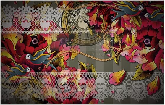 Redesign with Redesign Decoupage Decor Tissue Paper Ink & LACE,1 Sheet 19"x30" Redesign Tissue Decoupage Paper 655350654306