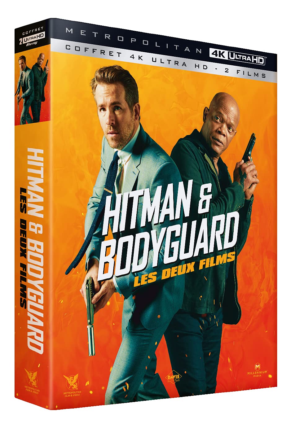 COFFRET HITMAN & BODYGUARD 1+2 - COMBO 4K + 2 BLU-RAY