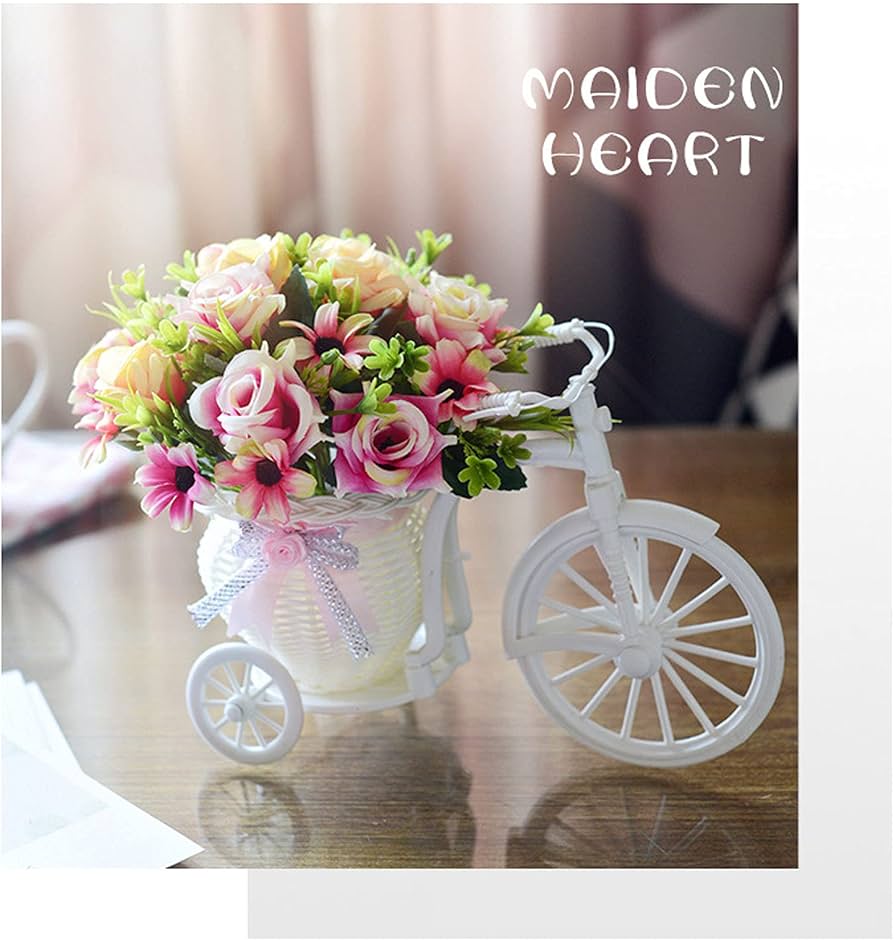 Amazon|Liweng 造花 かわいい カゴ 自転車タイプ 枯れない花 Amazon|Liweng 造花 かわいい カゴ 自転車タイプ 枯れない花