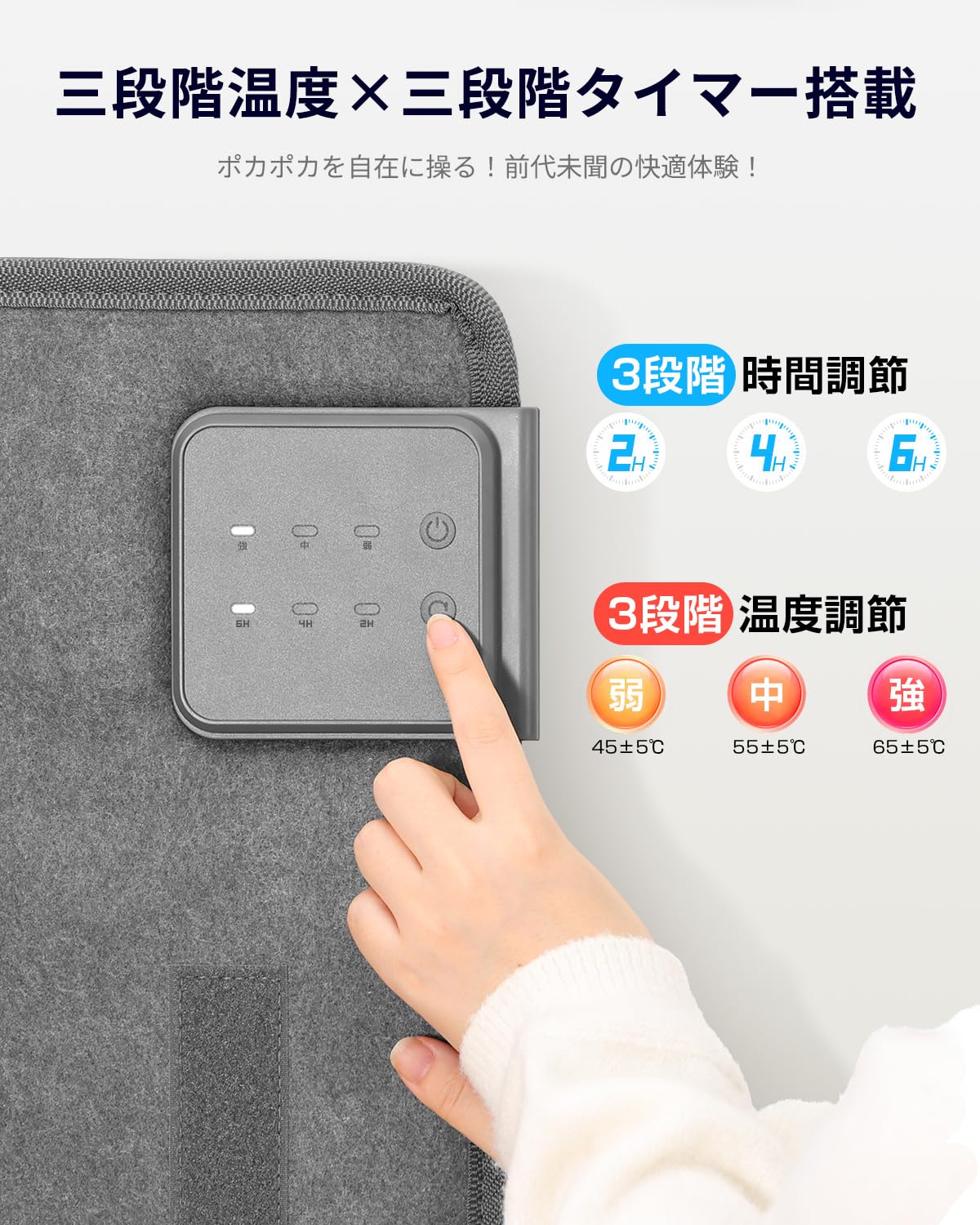 Amazon.co.jp: HAGOOGI パネルヒーター デスク下 足元ヒーター デスク