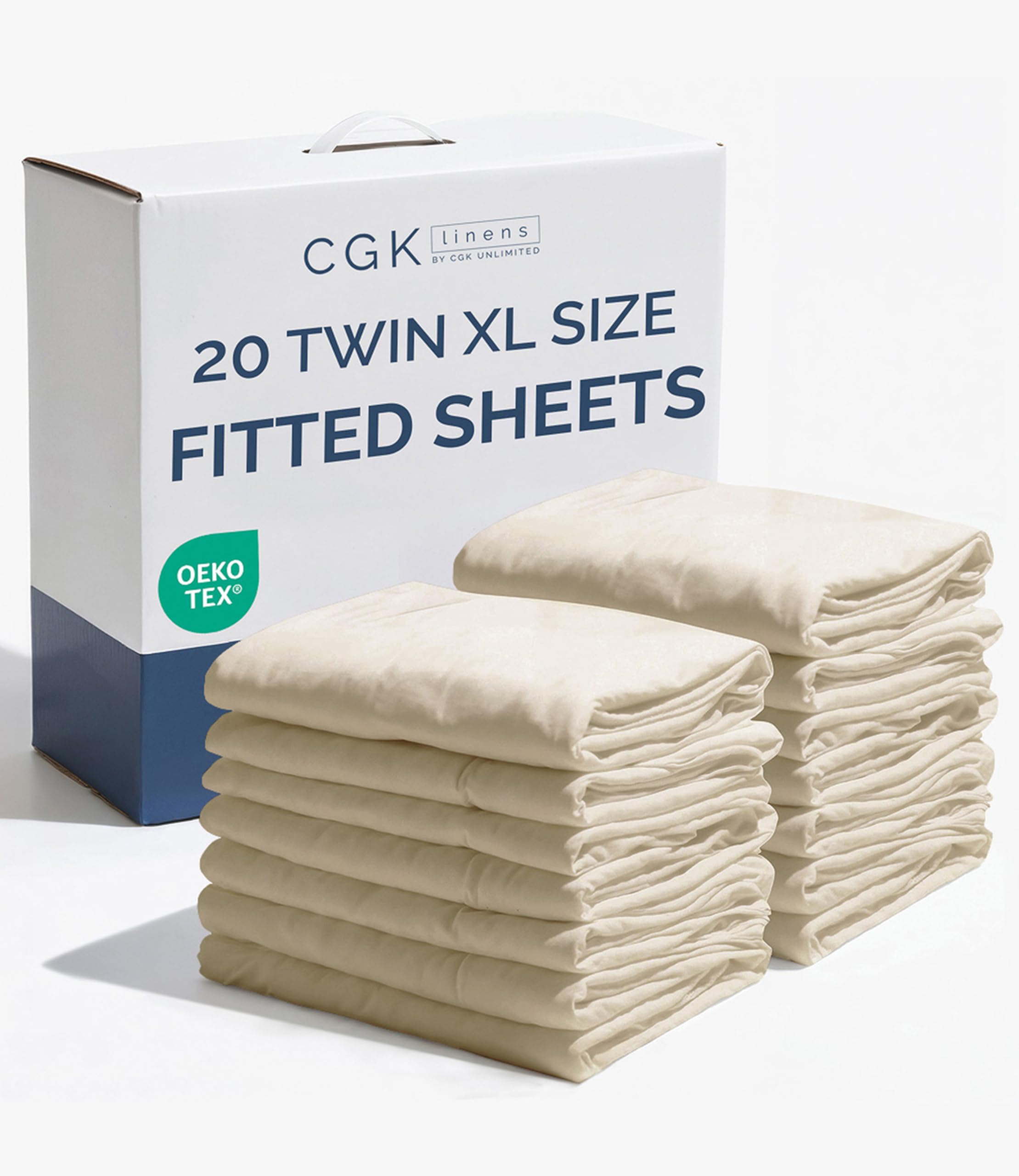 Twin XL Fitted Sheet - Single Fitted Sheet Only - Deep Pockets - Wheat