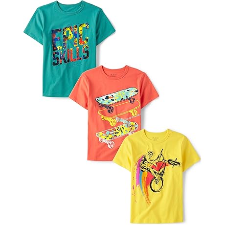 Boys' Vehicles Short Sleeve Graphic T-Shirts