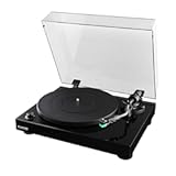 RT81 Turntable with AT95E Cartridge, Belt Drive, Built-in Preamp, Adjustable Counterweight - Piano Black