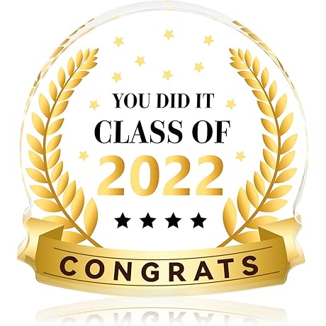 2022 Graduation Gifts for Him | Commemorative Keepsake and Paperweight for College Seniors