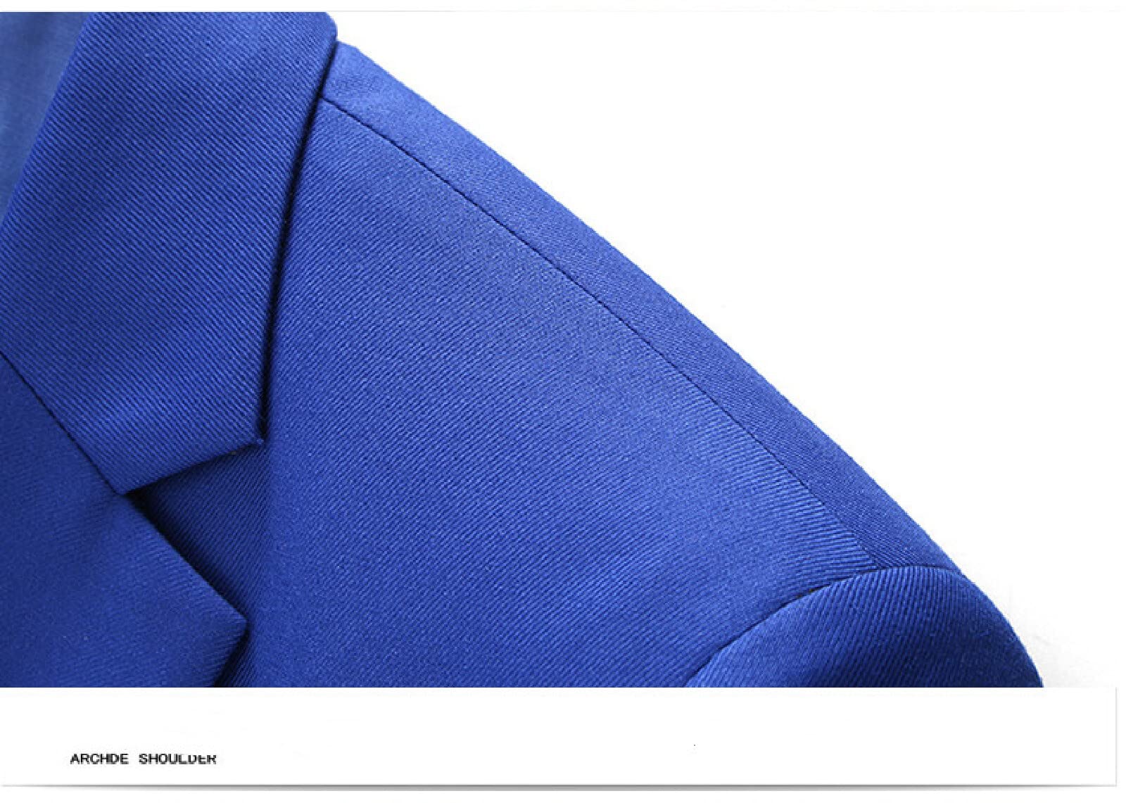 WANMN Chaqueta de Traje de Doble Botonadura de Color sólido Informal de Negocios para Hombre