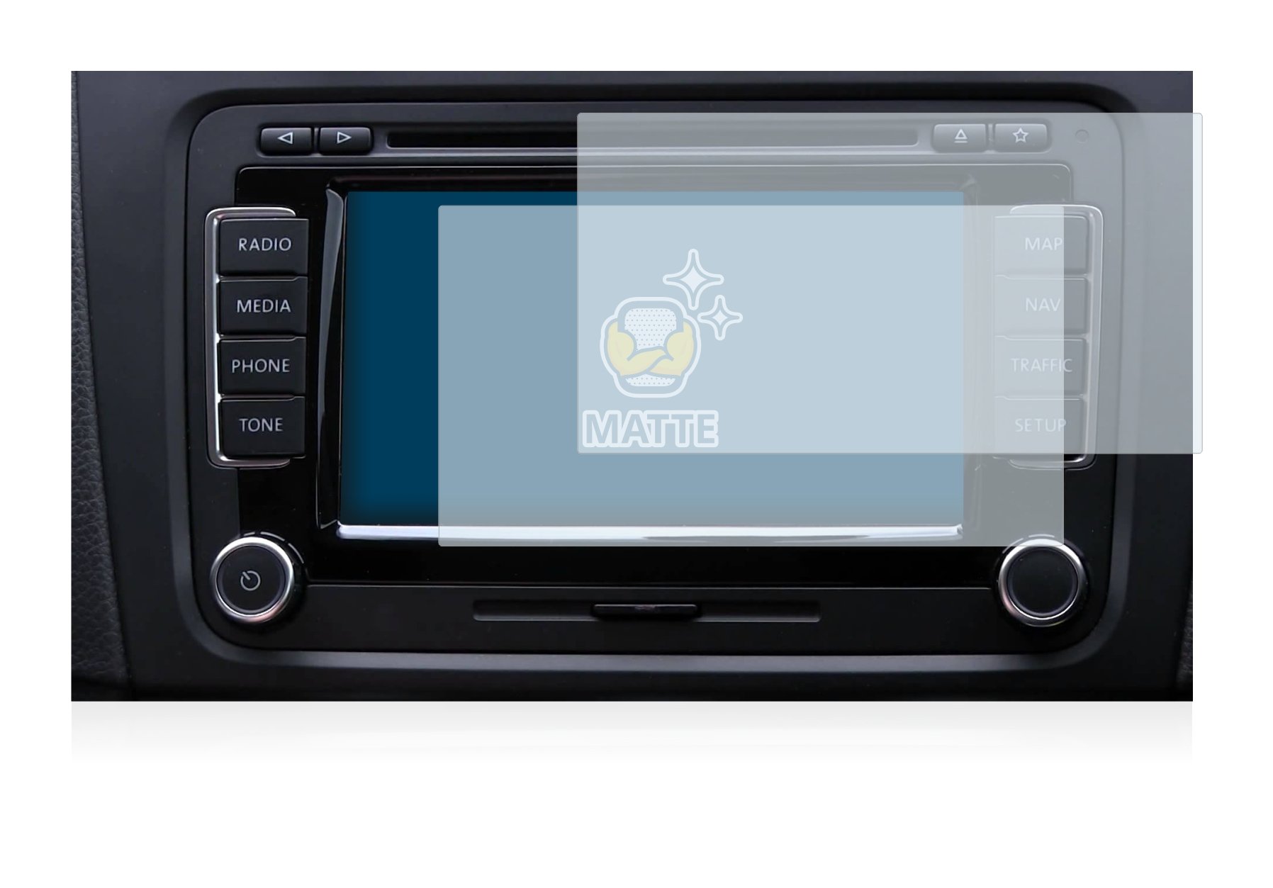 Acquista BROTECT Pellicola Vetro Opaca Per Volkswagen Golf 8 Digital Cockpit 10 25 Protezione Schermo Anti Riflesso Durezza 9h