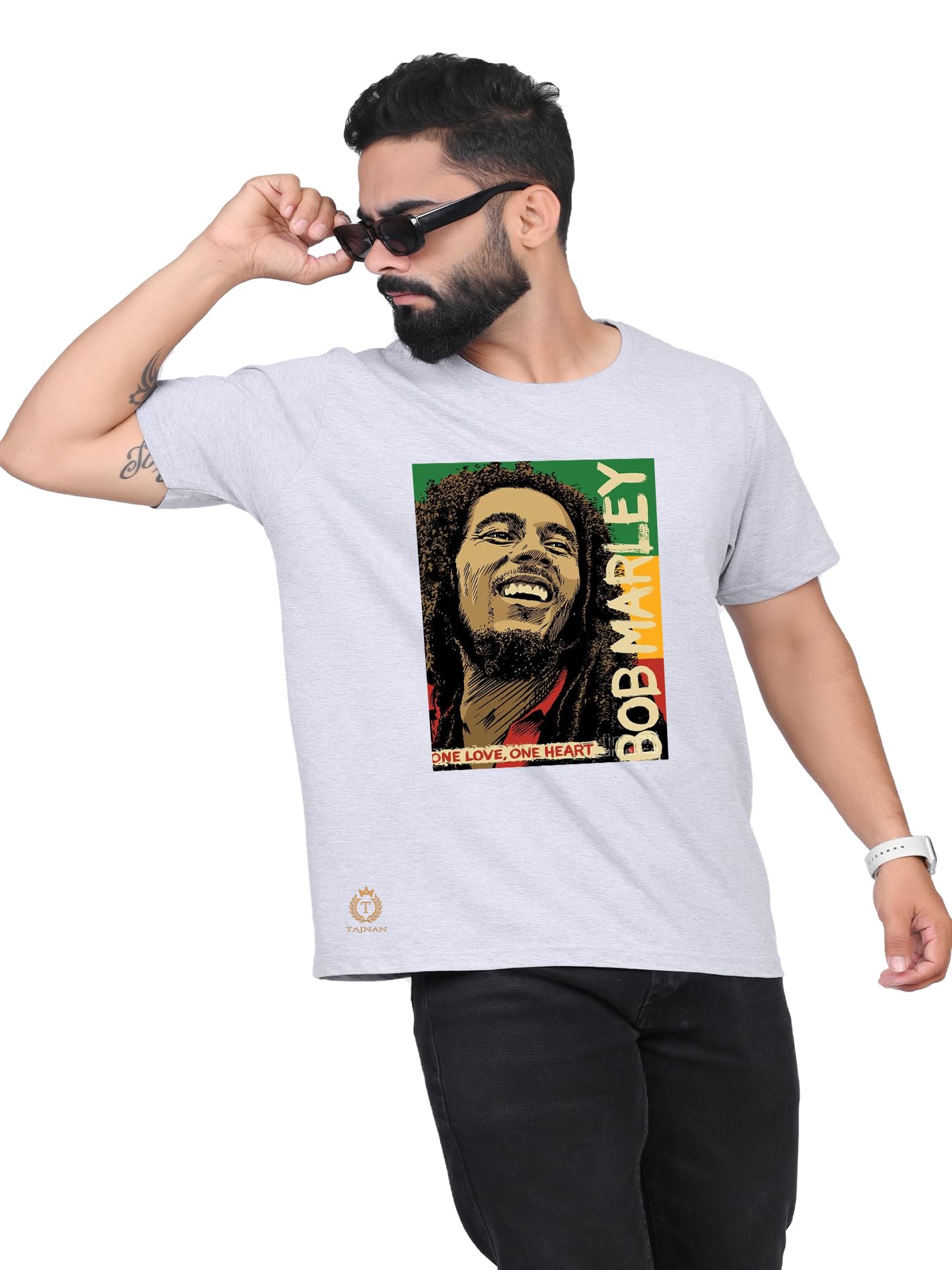 TAJNANGraphic Printed T-Shirt for Men's Fit