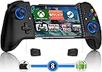 Mocagen Mobile Gaming Controller, MC2 Phone Controller for iPhone/Android Handheld Gaming with Programmable/Hall Effect Joysticks & Analog Triggers/Adjustable Light/Turbo