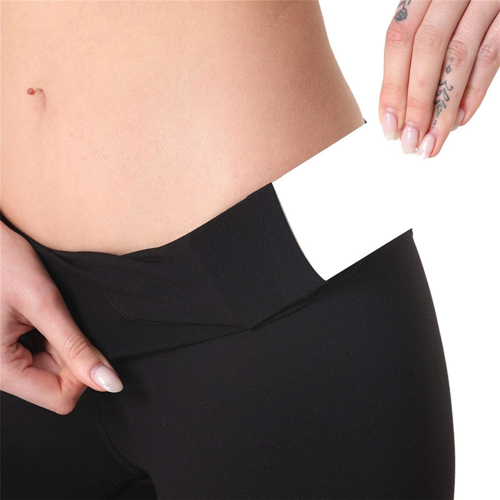 fitness legginsy damskie, Damskie Nagie uczucie Wysokiej talii Legginsy Legginsy Butt Lift Power Flex Slim Jogi Spodnie Aktywne Rajstopy Tummy Control Non See przez rozciągliwe sportowe legginsy do jo